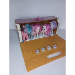 🌈Vintage 1983‎ My Little Pony Carry Case & 5 Ponies, Shoes, Saddles